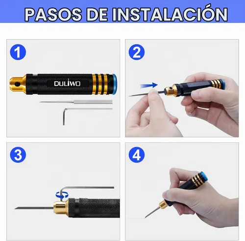 Vista 4 de Modelo Scriber Cincel 7 cuchillas