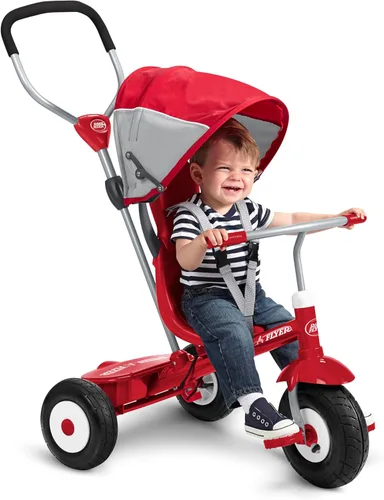 Vista 6 de Carretilla Ride On para niños Radio Flyer, talla única , Rojo