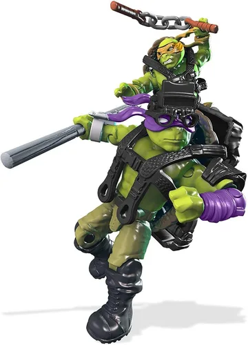 Vista 3 de Mega Bloks Teenage Mutant Juguete para construir, camión de batalla, tortugas ninjas