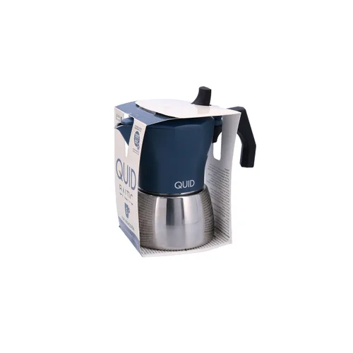 Vista 7 de Cafetera Italiana Quid Baltic Blanco Metal 3 Tazas (6 Unidades)