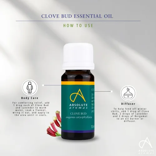 Vista 5 de Absolute Aromas Aceite Esencial de Clavo 0.3 fl oz