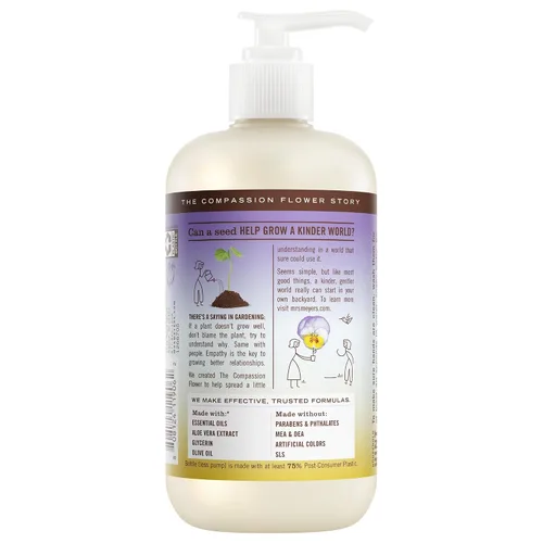 Vista 2 de MRS. MEYER'S CLEAN DAY Jabón de Manos Compassion Flower, 12.5 FZ