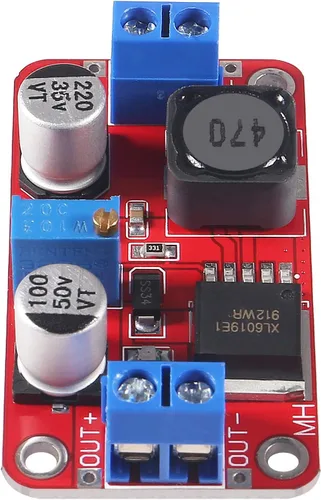 Vista 6 de 4PCS XL6019 5A módulo de alimentación elevador, ajustable DC-DC 3.3V-35V a 5V 6V 9V 12V 24V Regulador de voltaje módulos de potencia módulos