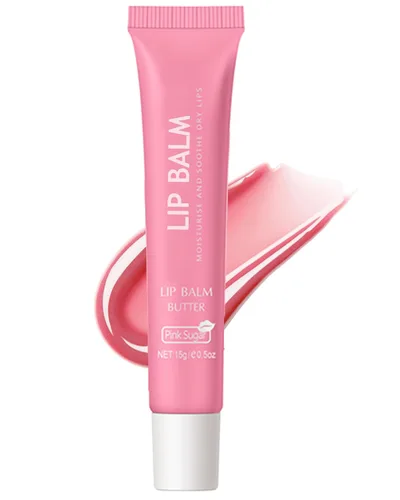 Vista 12 de Bálsamo labial mantequilla vainilla, aceite hidratante de brillo de labios transparente, hidratante para el cuidado de los labios 01#