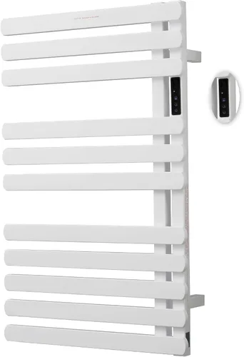 Vista 13 de Toalleros térmicos para baño, calentadores eléctricos de toallas para montar en la pared con temporizador y control de temperatura, calentador