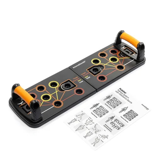 Vista 20 de Tabla de Flexiones Push-Up con Bandas de Resistencia y Guía de Ejercicios Pulsher InnovaGoods