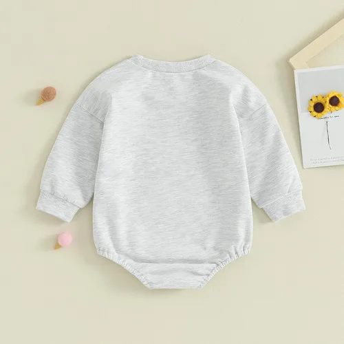 Vista 4 de Thorn Tree Sudadera de manga larga de Halloween para bebé, niño, niña, suéter de gran tamaño, cuello redondo, ropa de otoño e invierno