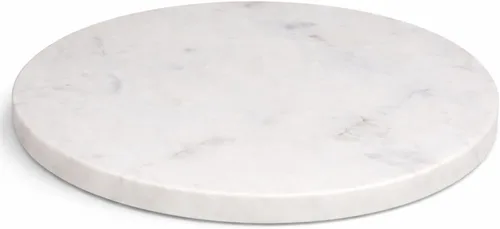 Vista 13 de Tabla de mármol blanco - Tabla de quesos Bandeja de madera de acacia para charcutería, queso, carnes, frutas, galletas Tabla de cortar, bandeja