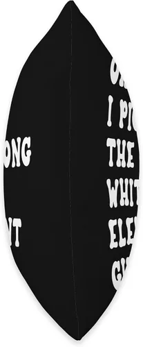 Vista 2 de Funny Oh Shit White Elephant Gifts for Adults Humorous Oh Shit - Almohada de elefante blanco para adultos menores de 15 años, 20 pulgadas, 16 x 16