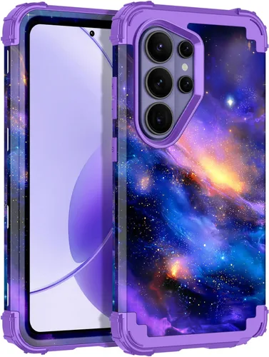 Vista 25 de Rancase Funda para Galaxy S21 FE 5G, tres capas resistentes a prueba de golpes, protección de plástico duro+funda protectora de goma de silicona