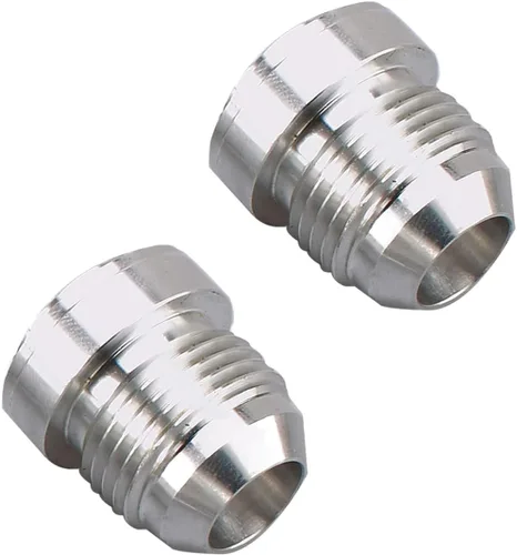 Vista 8 de AC PERFORMANCE -3 AN Macho Soldadura en Bung Fitting Aluminio, Paquete de 2