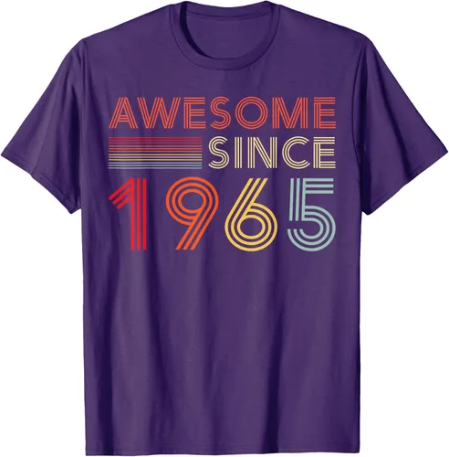 Vista 20 de Camiseta retro de 60 cumpleaños decoraciones para hombres 60 años 1965 60, Negro