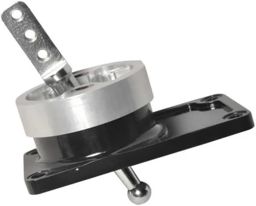 Vista 4 de Compatible con T-5 T-45 Tranny Quick Short Throw Shifter GL GLS GT LX SVT (negro, aluminio)