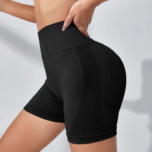 Vista 5 de Women's High Waisted Biker Shorts Butt Lifting Tummy Control Gym Shorts Slim Fit Stretch Fitness Yoga Leggings Shorts