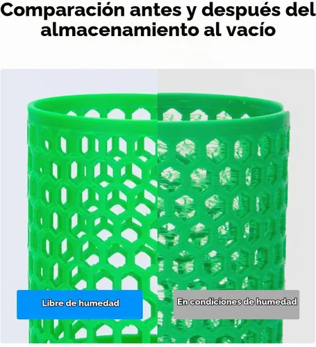 Vista 5 de Kit de almacenamiento al vacío para filamento Creality, bomba automática, secado y limpieza premium, 8 bolsas de almacenamiento selladas