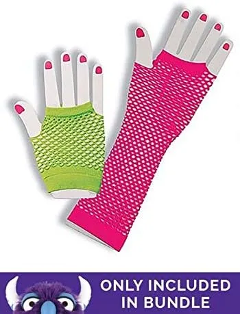 Vista 4 de Disfraz de los años 80 para mujer de talla extragrande