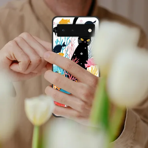 Vista 80 de Funda delgada para Google Pixel 4 XL, funda delgada de silicona de TPU suave a prueba de golpes para Google Pixel 4 XL, astronauta Galaxy