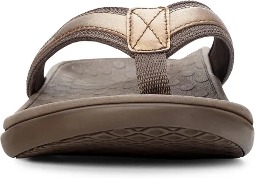 Vista 4 de Sandalias Vionic Tide, con tira para dedos, con diamantes de imitación, con soporte de arco ortopédico oculto, para mujer