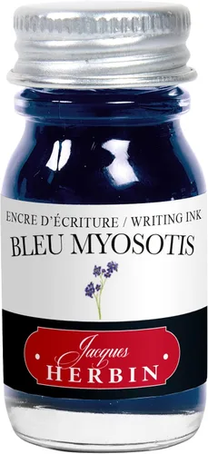 Vista 17 de Tinta para pluma estilográfica Herbin - Botella de 10 ml - Perle Noire