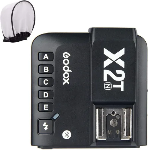 Vista 5 de Godox Disparador de flash inalámbrico X2T-S TTL para Sony, conexión Bluetooth, 1/8000s HSS, 5 botones de grupo separados, rueda de control