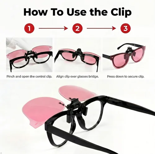 Vista 2 de Eyekepper Gafas de migraña para mujer y hombre, FL-41 con clip