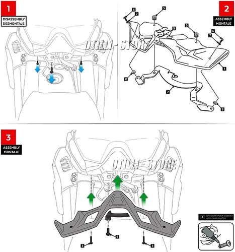 Vista 7 de Accesorios de motocicleta Z900 2022 - 2020, rojo, negro, verde, alerón delantero desnudo, alerón aerodinámico para Kawasaki Z900 (negro)