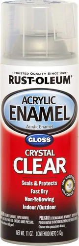 Vista 2 de Rust-Oleum Automotive 248647 - Aerosol de esmalte acrílico de 12 onzas, negro plano