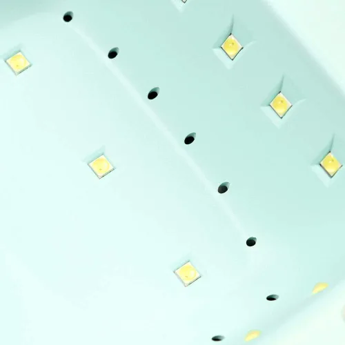 Vista 3 de KADS Lámpara de uñas LED UV de 48 W, secador de luz UV, secado profesional, mini luz LED de esmalte de uñas, lámpara de curado, manicura de gel Verde