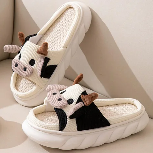 Vista 5 de Cute Animal Slippers For Women Men,Cute House Slippers For Women,Kawaii House Slippers,Cartoon Slides