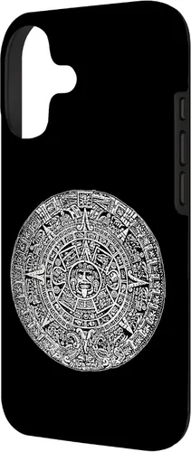 Vista 2 de Aztec Calendar Sun Stone Mexican Mayan Calendario Azteca Case for iPhone 17