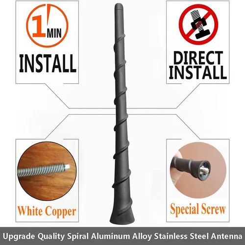 Vista 2 de Mástil de antena de repuesto de 8 pulgadas para Dodge Avenger (2011-2015)