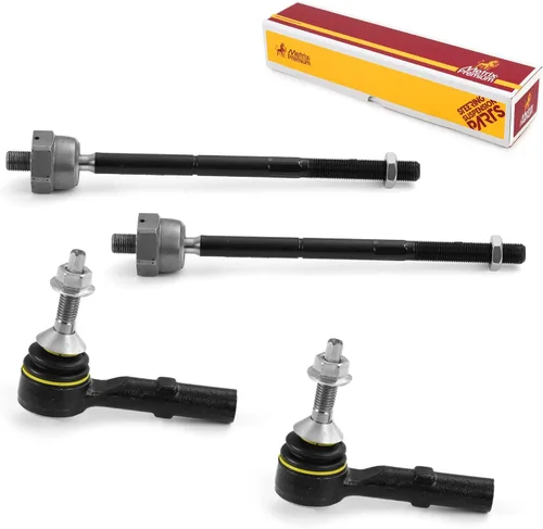 Vista 91 de Metrix Premium Chassis Parts - Kit de 4 piezas de extremos de barra de acoplamiento frontal exterior e interior compatible con Nissan Pathfinder