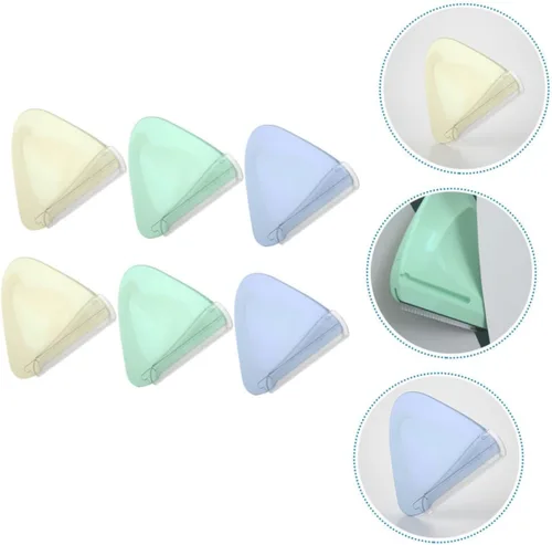 Vista 7 de Healifty 4sets ceja maquinilla de afeitar Set Trimmer Shaper Facial depilación diseño compacto 6 unids* 4