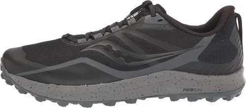 Vista 8 de Saucony Peregrine 12 Tenis de correr para hombre, Negro