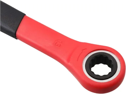 Vista 2 de Llave de anillo de trinquete aislada métrica VDE de 0.512 in para vehículos eléctricos híbridos