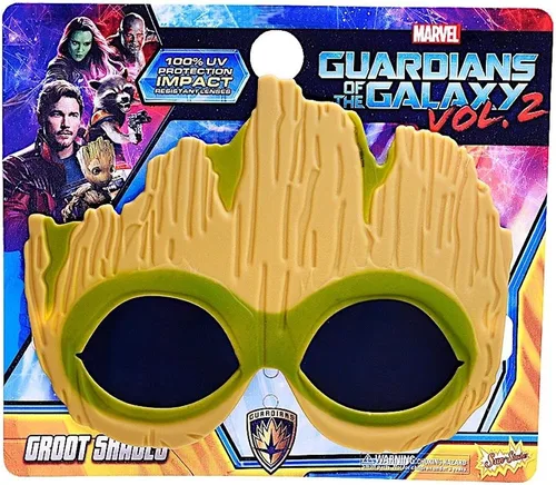 Vista 2 de Sun-Staches Gafas de sol para disfraz de Lil Characters Groot Party Favors UV400 multicolor 8 pulgadas