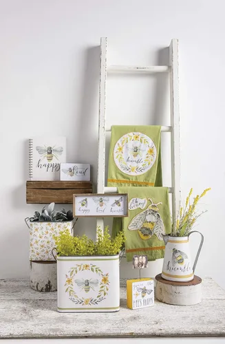 Vista 4 de Primitives by Kathy Jarra decorativa de metal, mediana, feliz humilde