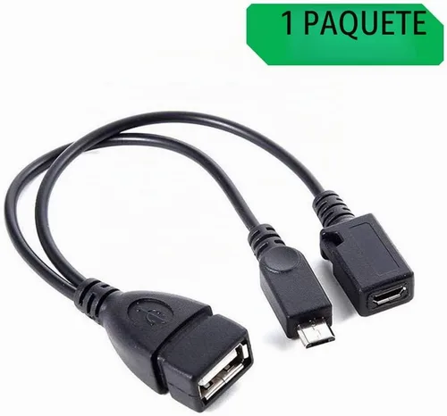 Vista 6 de Cable USB OTG para Firesticks 4K/4K Max/Cube/lite/2ª generación, dispositivos Android y dispositivos host, adaptador universal habilitado para micro