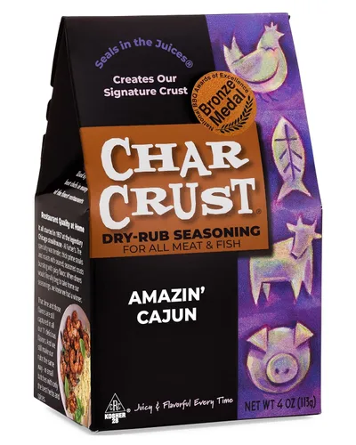 Vista 17 de Condimentos Char Crust para Barbacoa All American Condimentos todo en uno Perfectos para Costillas, Pollo, Cerdo, Hamburguesas, Alas Costra