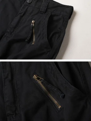 Vista 5 de AKARMY - Pantalones cargo informales para hombre, pantalones militares de camuflaje, pantalones de combate y trabajo con 8 bolsillos (sin cinturón)