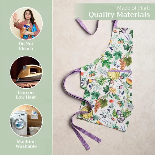 Vista 243 de Maison d' Hermine Delantales para mujer con bolsillo, 100% algodón (27.50 x 31.50 pulgadas)
