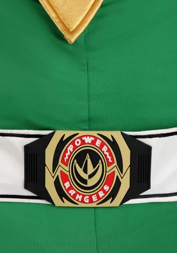 Vista 8 de Disfraz auténtico para hombre de Power Rangers Green Ranger Multicolor