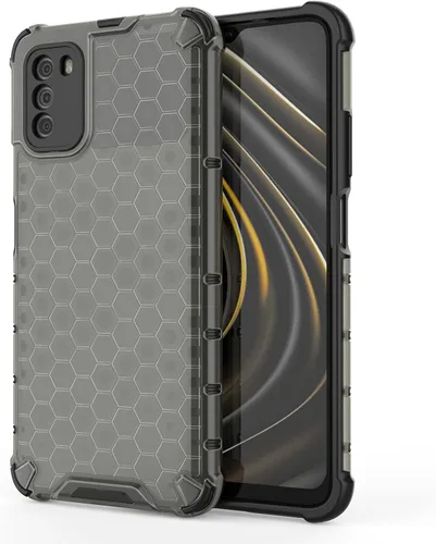 Vista 2 de Funda para Xiaomi Poco M3 cubierta,Funda para Xiaomi Poco M3 Funda 2 en 1 Teléfono Funda Negro