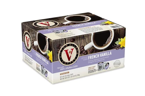 Vista 2 de Donut Shop - Paquete de variedad de cartuchos individuales para café Victor Allen's Coffee: Morning Blend, 100 % Colombiano y French Roast