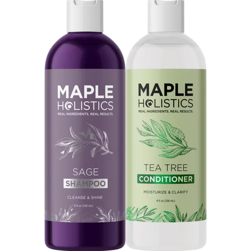 Vista 14 de Champú y acondicionador de aceite de argán de Marruecos, sin sulfato, juego de champú y acondicionador para cabello teñido - Champú y acondicionador