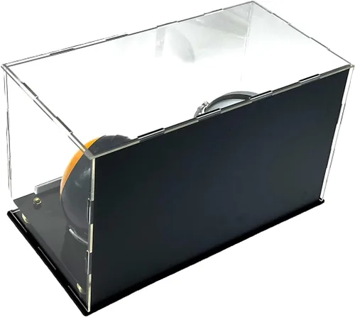 Vista 8 de Zapatos de fútbol vitrina caja soporte caja de deportes Memorabilia oro Riser espejo escaparate zapatillas
