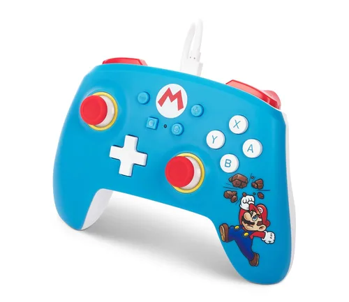 Vista 5 de PowerA Nintendo Switch Wired Controller - Brick Breaker Mario, Mario Switch Controller, Detachable 10ft USB Cable, Plug & Play, Officially Licensed