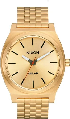 Vista 2 de NIXON Time Teller Solar A1369-328.1 ft - Reloj analógico de moda para hombre resistente al agua con energía solar