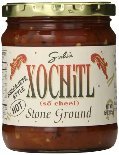 Vista 6 de Xochitl Stone Ground Salsa, suave, 15 oz (paquete de 2)
