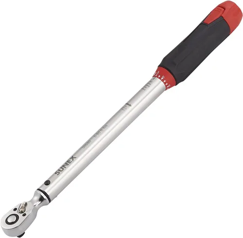 Vista 8 de Sunex 31080 Llave dinamométrica 48T con accionamiento de 3/8 pulgadas, 10-80 pies-lb